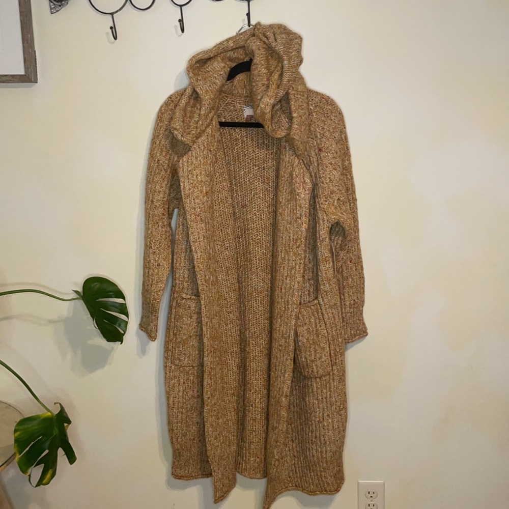 Anthropologie Pilcro Hooded Duster Cardigan Size M - Picture 4 of 15